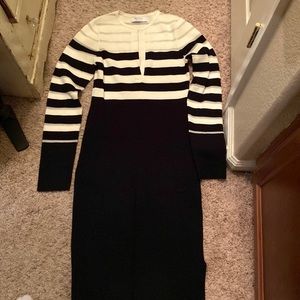 Bailey 44 black and beige dress